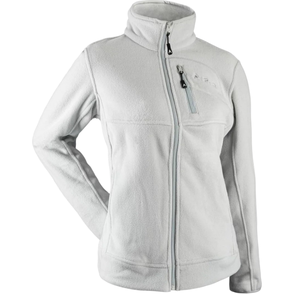Manteau En Polar "Vars" Gris Pour Femme Par Alper