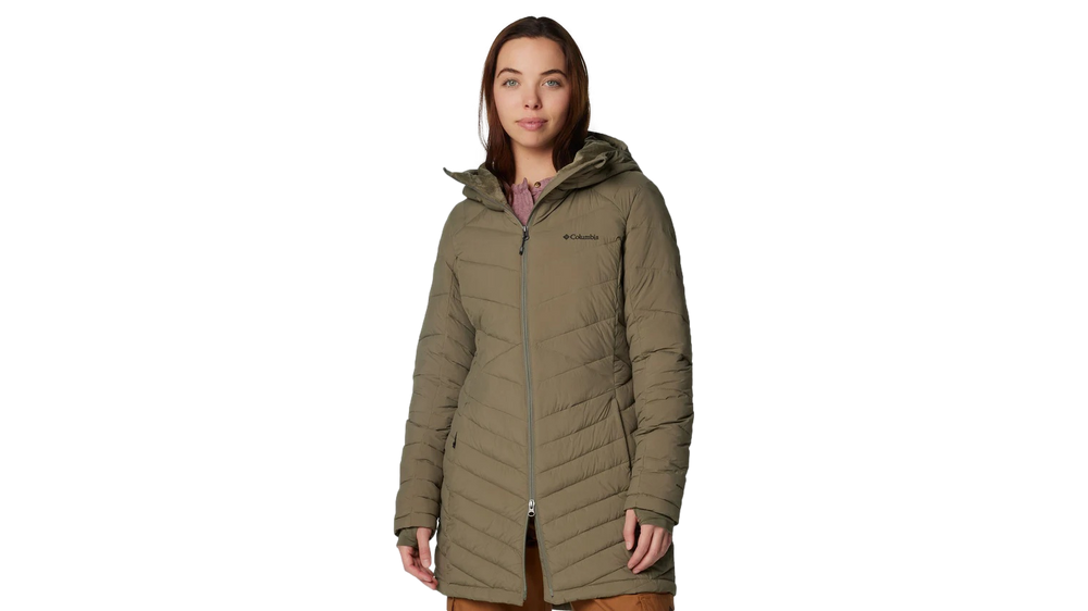 Manteau Joy peak II vert pierre Columbia [Small - Vert]
