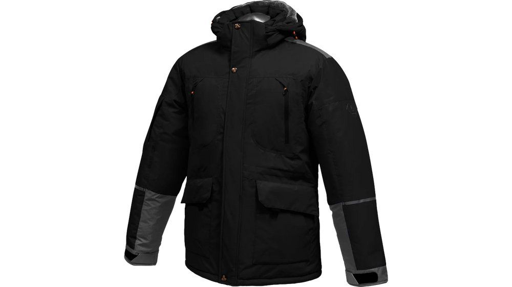Manteau noir isolé Vortex homme Par Misty Mountain