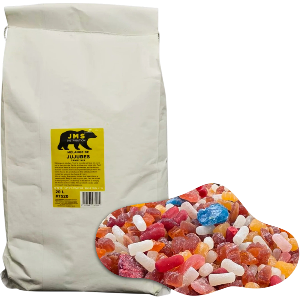 Mélange De Bonbons "Overdose" Appât Pour Ours – 20 L Par JMS Distribution