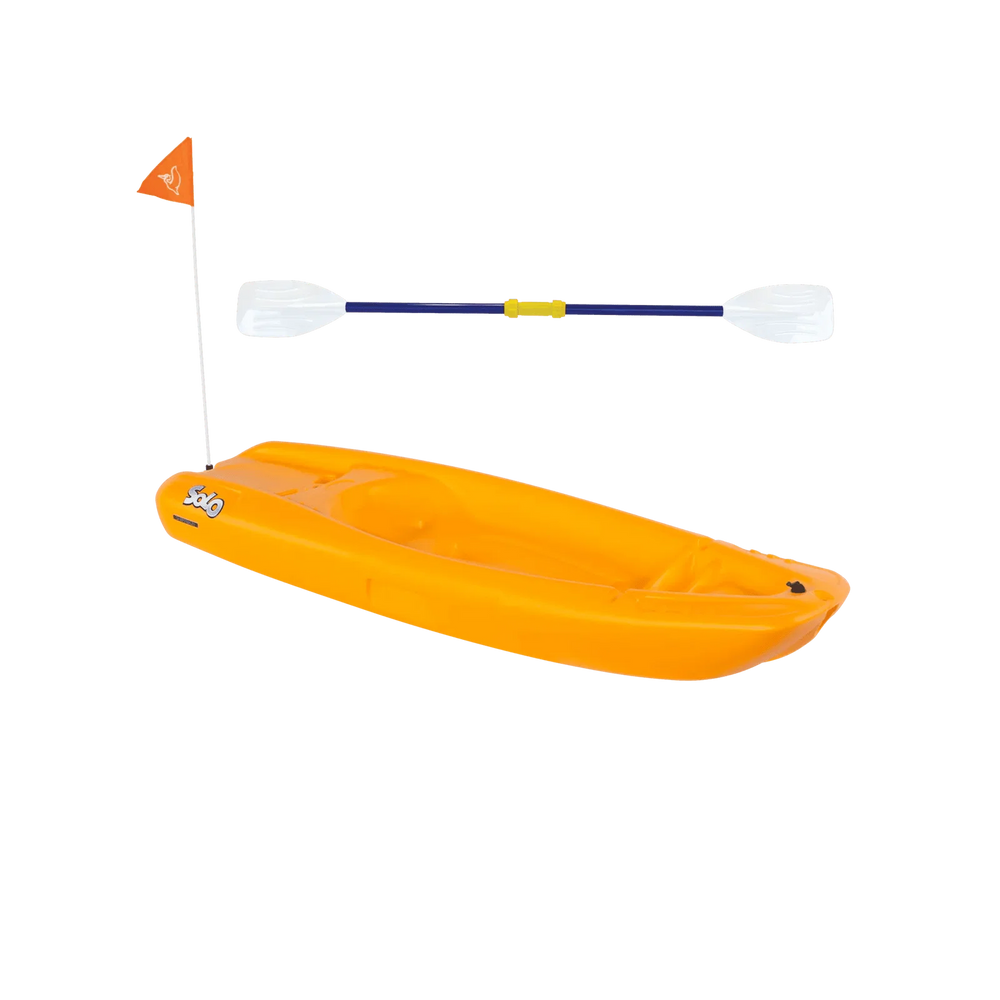Kayak pour enfants Solo de Pelican (pagaie et drapeau inclus)