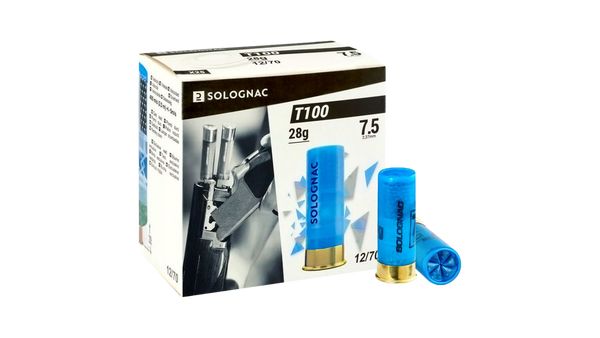 Munitions .12 plombs T100 par Solognac