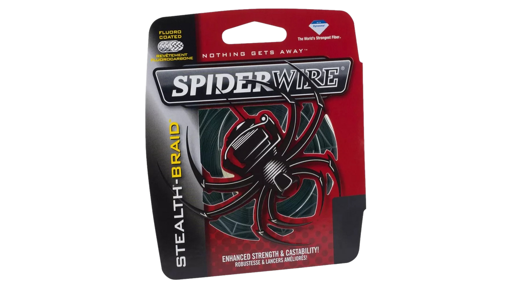 Lignes de pêche tressées "Moss Green" par SpiderWire