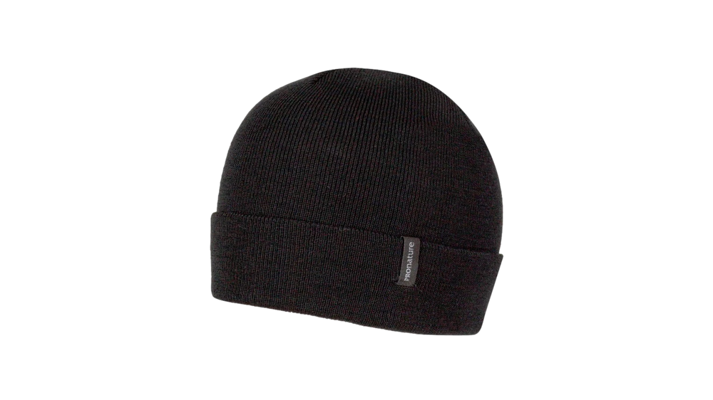 Tuque noire en mérinos Homme Par Pronature