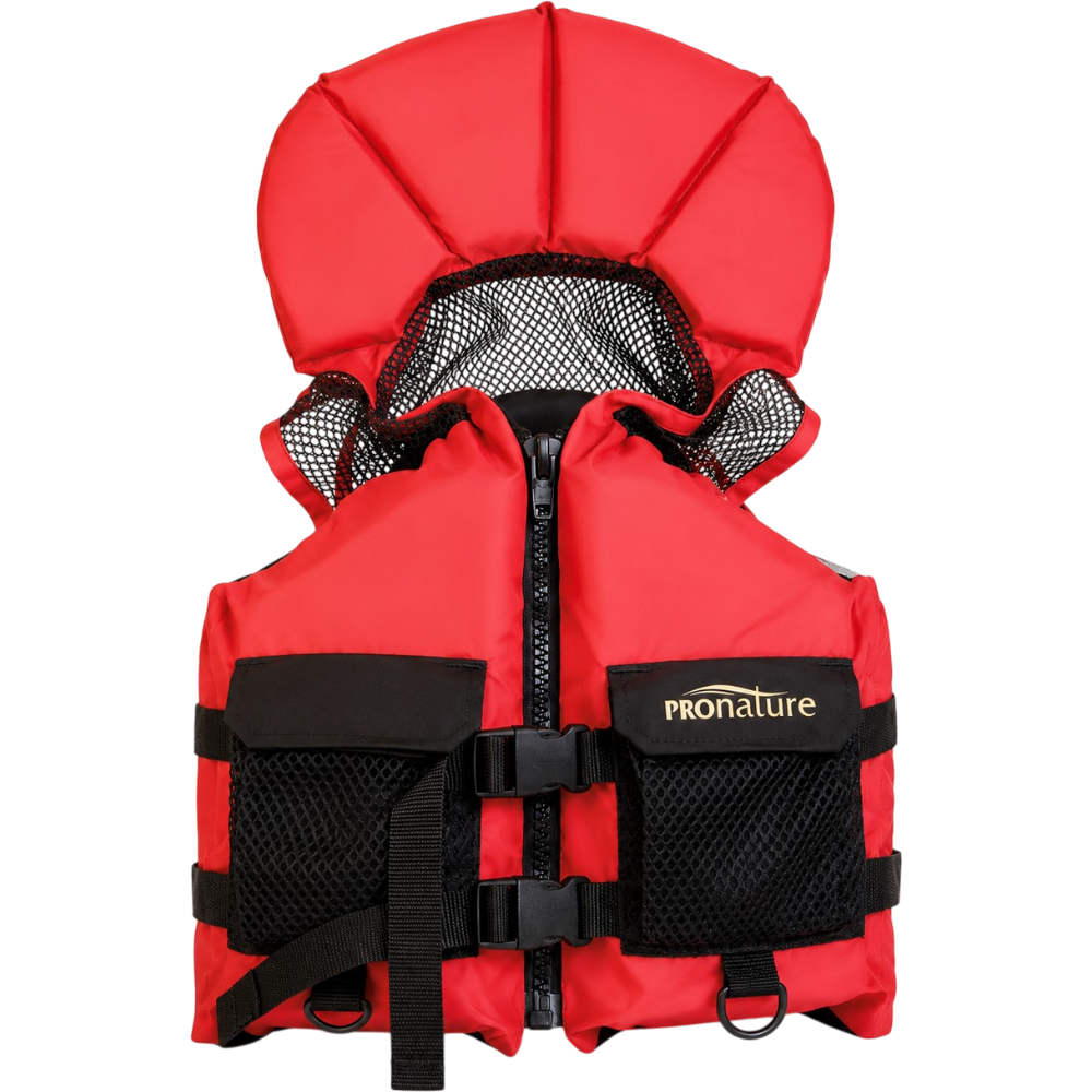 Veste De Flottaison "Aérée" Pour Enfant Rouge – 60-90 lb Par Pronature