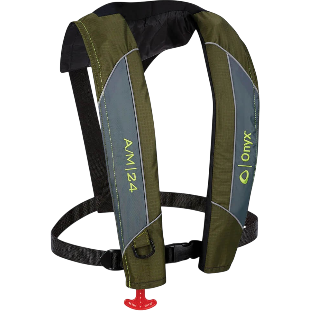 Veste De Flottaison  "Autogonflante Automatique" – Olive Par Onyx