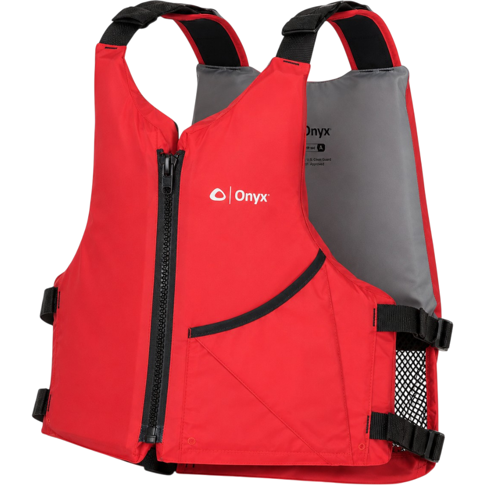 Veste De Flottaison "Universelle" Pour Pagaie Rouge Et Noire Par Onyx