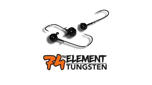Tête de jig wolly noir par 74th Element Tungsten