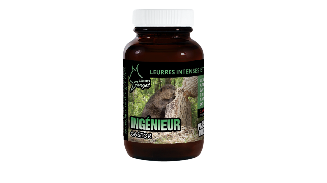 Leurre ''Ingénieur'' pour castor 120ml par Leurres Forget