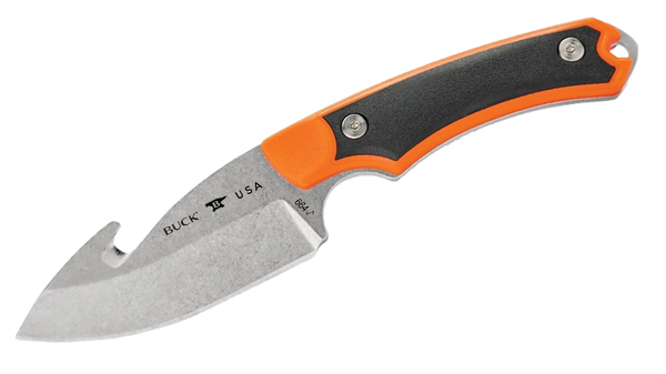 Couteau à crochet orange 664 Alpha Hunter avec étui par Buck Knives