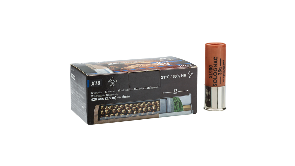 Munitions Solognac XL900 cuivre cal.12 #6 / 3"