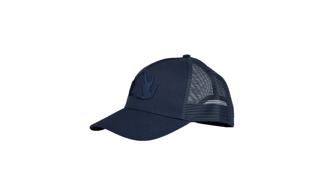 Casquette 3D retro trucker dark saphire Connec