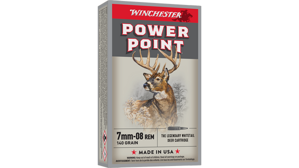 Munitions Power Point 7mm-08REM Par Winchester