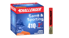 Challenger Cartouche 410 Ga. 2 1/2 Standard Load 1/2oz. HT410 # 4 20x25