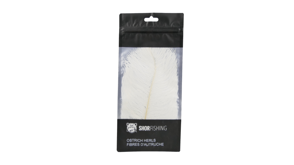 Plumes Fibres d'Autruche de Shor Fishing