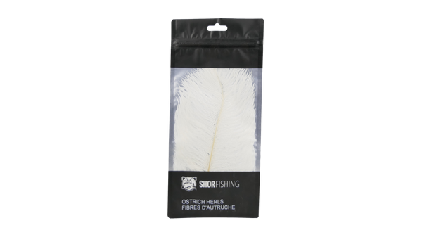 Plumes Fibres d'Autruche de Shor Fishing