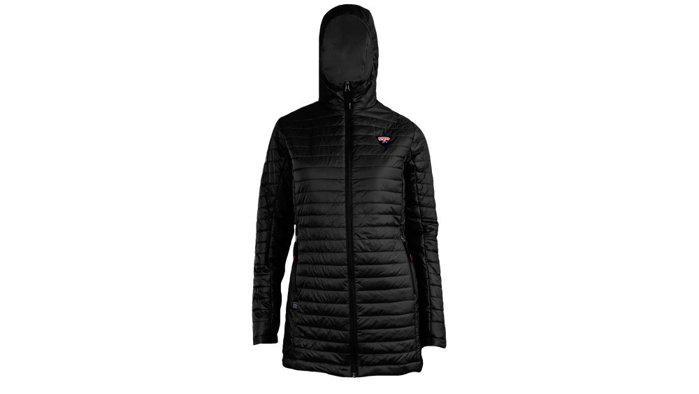 Manteau chauffant noir pour femme Lizabella par Sportchief
