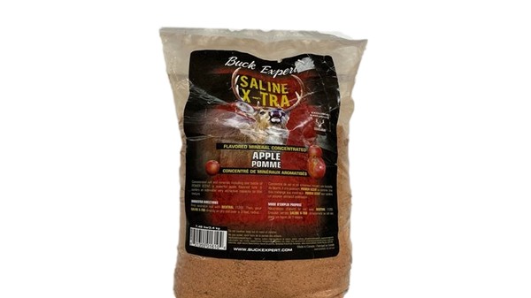 Concentré de minéraux aromatisés aux pommes Saline X-Tra par Buck Expert