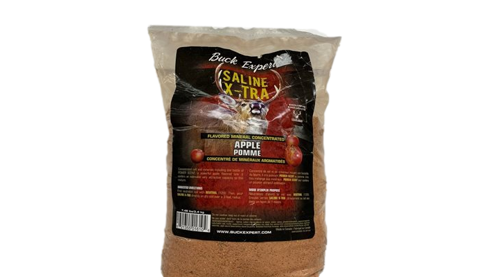 Concentré de minéraux aromatisés aux pommes Saline X-Tra par Buck Expert