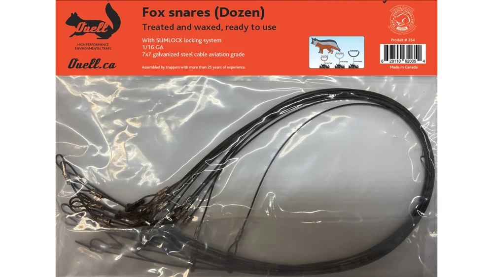 Collets pour renard (douzaine) de Ouell