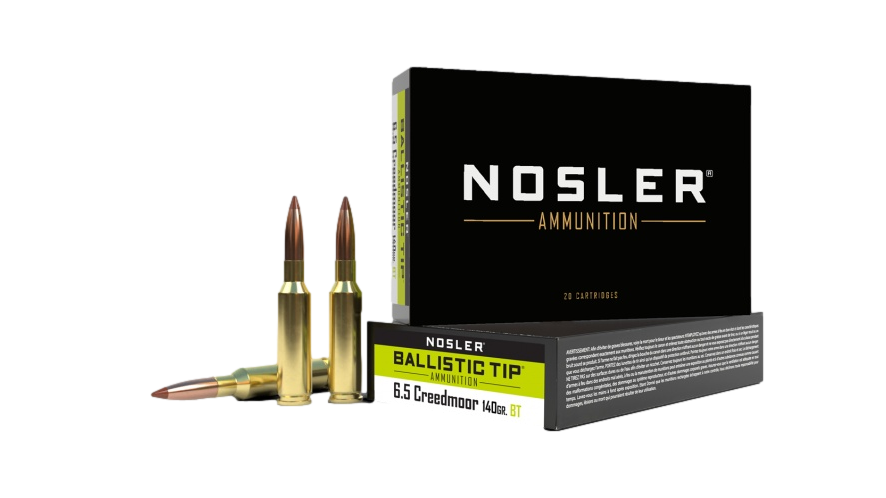 Munitions cal.6.5 creedmoor 140gr ballistic tip Nosler