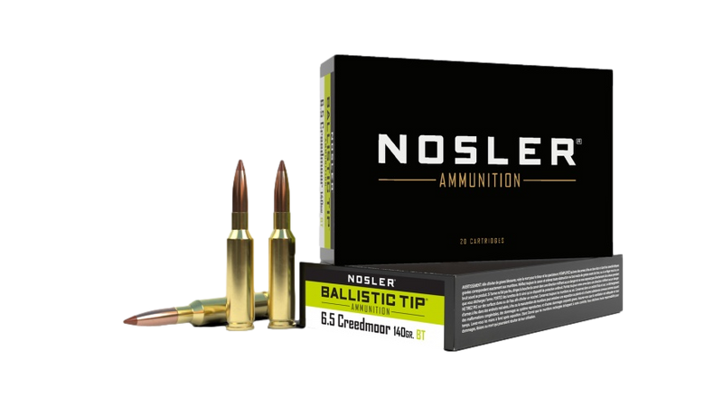 Munitions Nosler Ballistic Tip 6.5 Creedmore 140 gr. BT