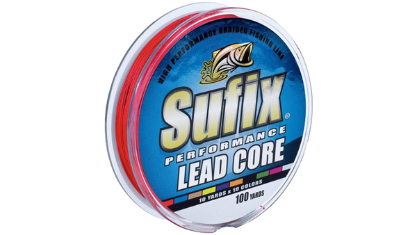 Fil à pêche plombé Lead Core par Sufix