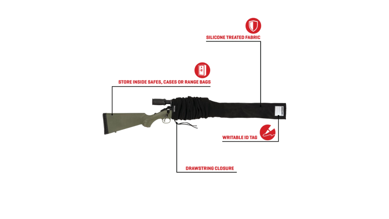 Housse d'arme en tricot extensible de Allen