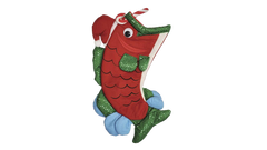 Bas de Noël en forme de poisson