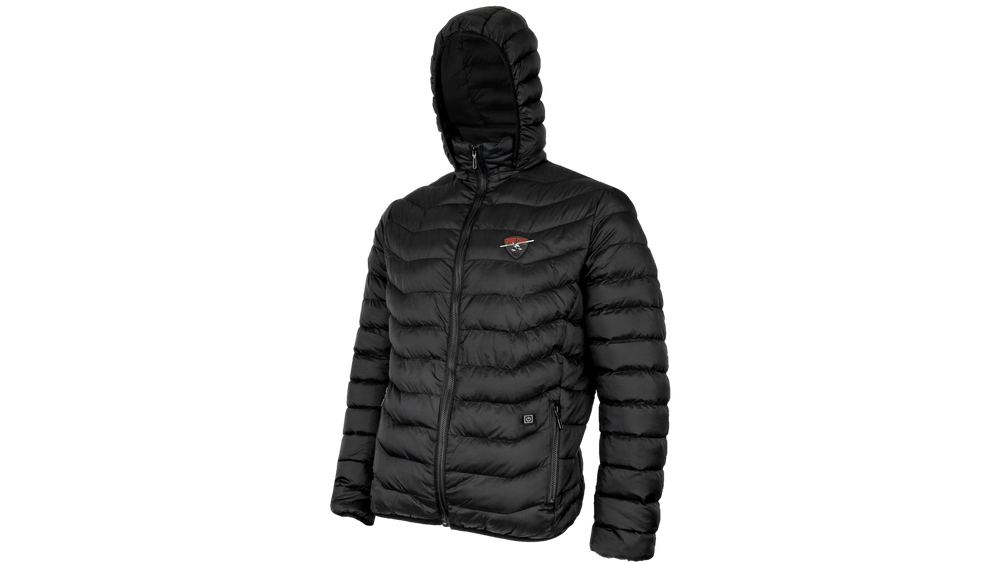 Manteau chauffant noir avec batterie par Sportchief