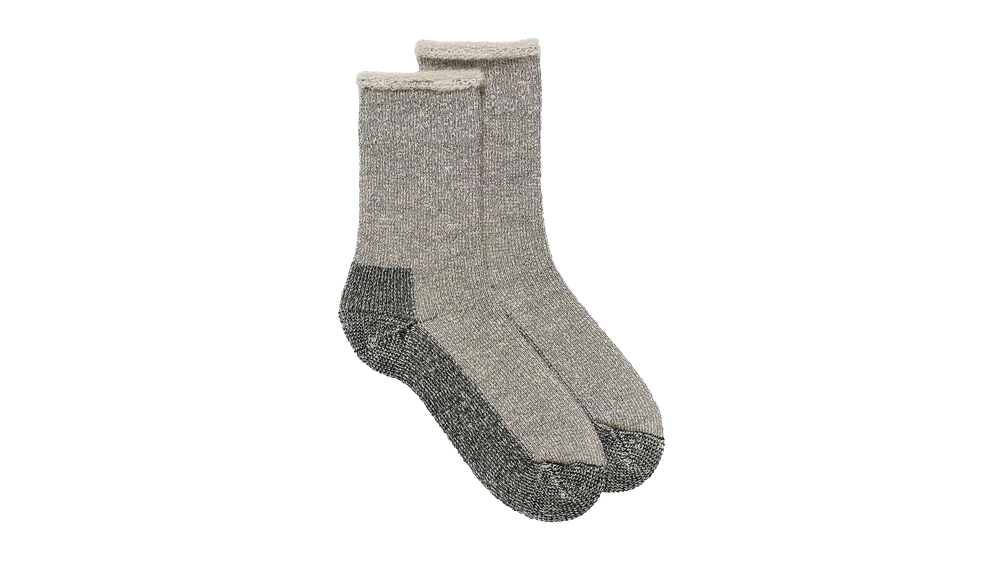 Chaussettes en mohair par Chèvrerie le Grand Flodden