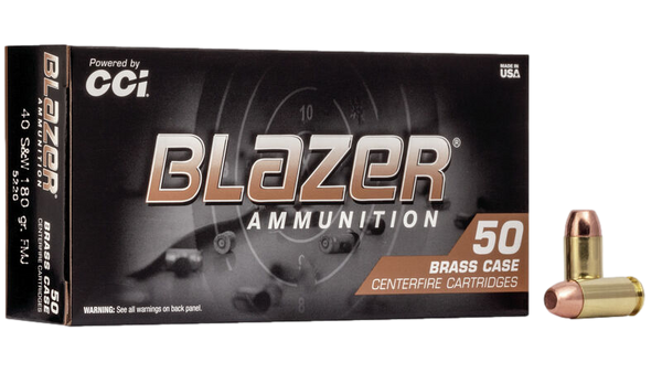 Munitions 40 S&W 10 gr. FMJ Brass de Blazer