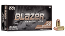 Munitions Blazer 45 AUTO 230 gr. Brass FMJ