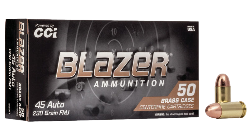 Munitions Blazer 45 AUTO 230 gr. Brass FMJ