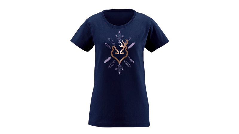T-Shirt Feather Rose Par Browning