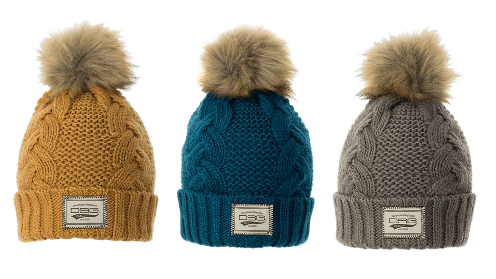 Tuque à pompon Chunky Knit beige DSG
