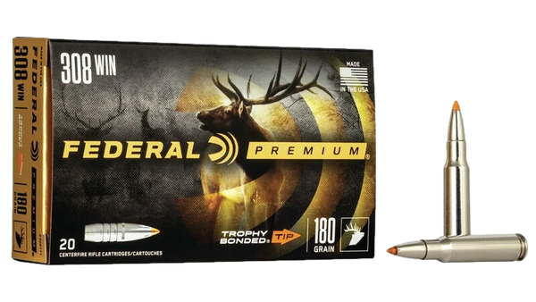 Munitions .308 180 gr. Trophy Bonded Federal Premium