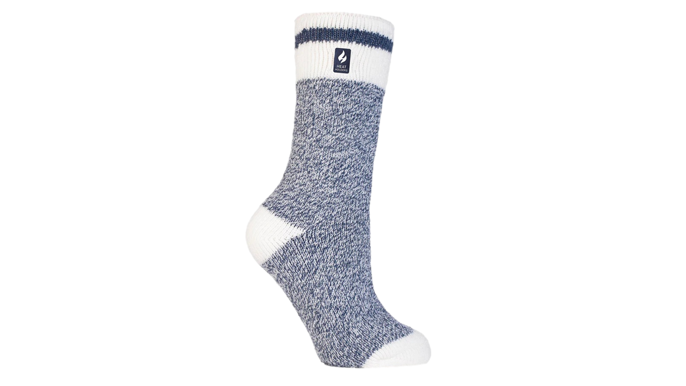 Bas de cotton pour femme 5-9 soft navy Heat Holders