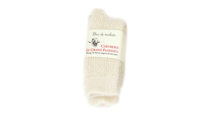 Chaussettes de Mohair pour enfants par Chèvrerie Grand Flodden