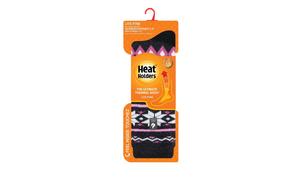 Bas thermique femme 5-9 noir/charcoal Heat Holders