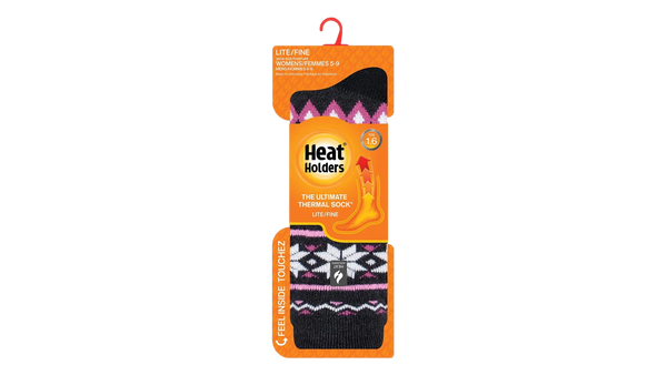 Chaussettes pour femmes Fairisle Lite de Heat Holders