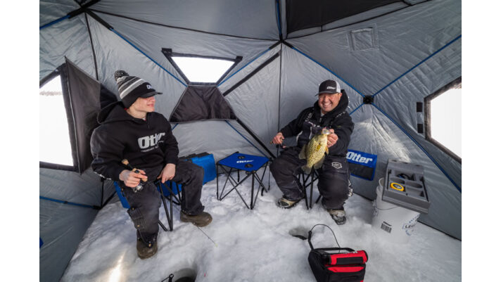 Abris de pêche blanche Vortex Pro Lodge de Otter