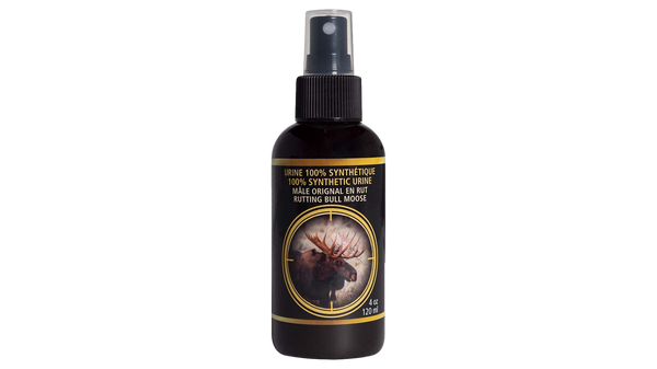 Urine mâle en rut orignal 100% synthétique par Meunerie Soucy