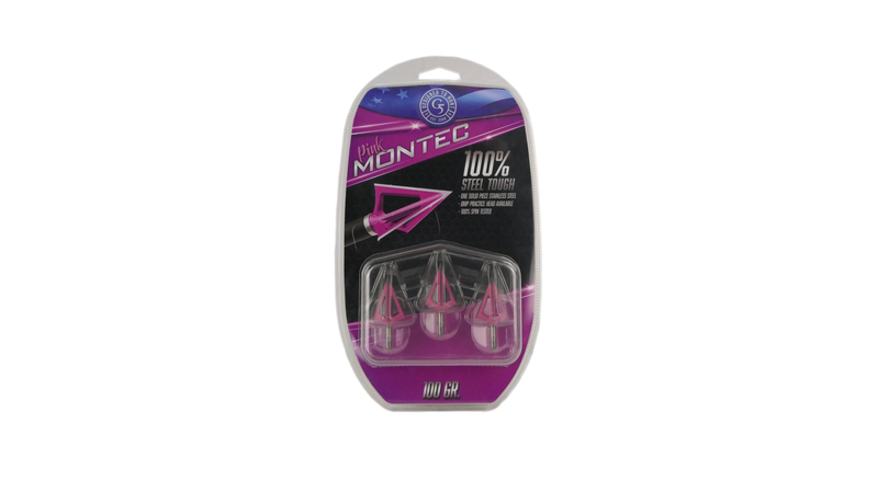 Montec G5 pink hunting broadhead