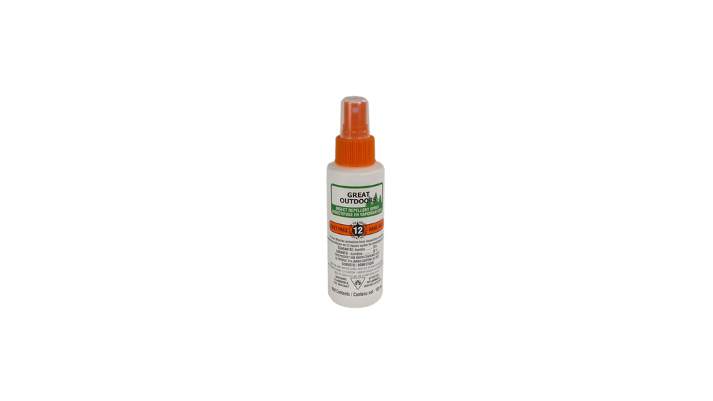 Insectifuge en vaporisateur Great Outdoors sans DEET.