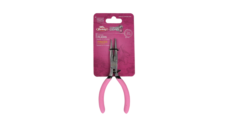 Pinces chromées 6 po rose Berkley