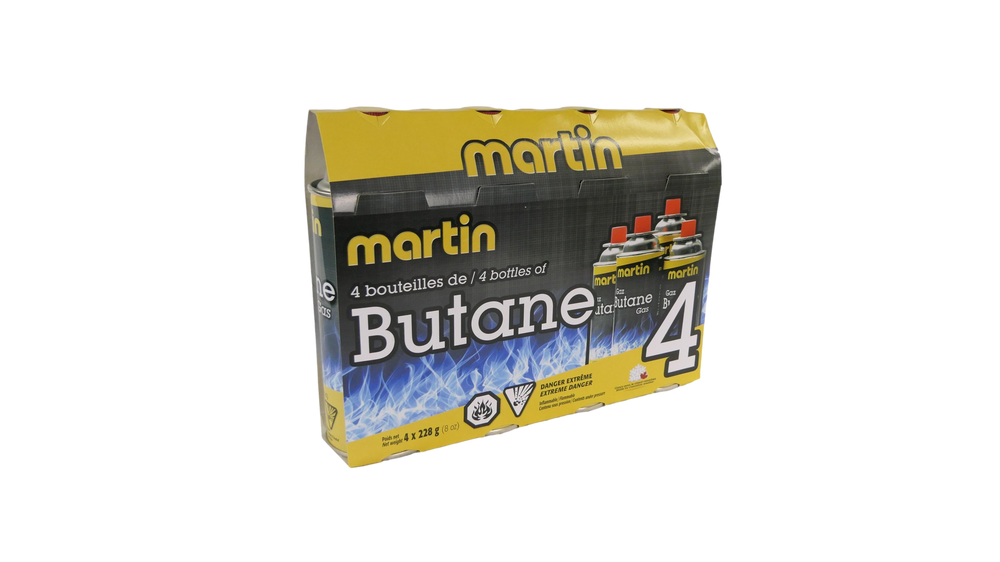 Bouteilles de butane (4X228g) (4x8oz) par Martin