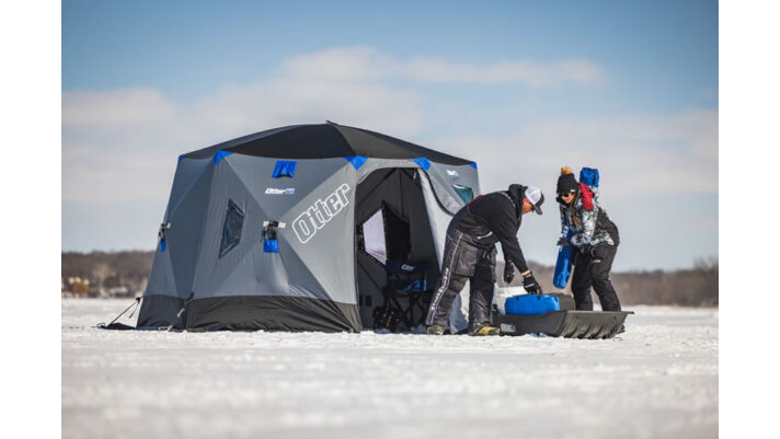 Abris de pêche blanche Vortex Pro Resort de Otter