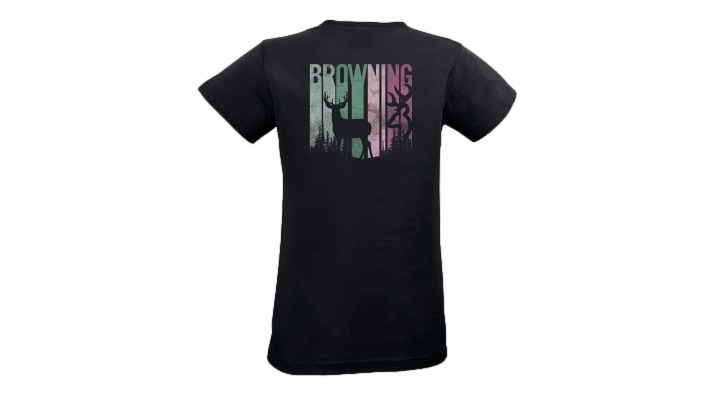 T-Shirt Deer Stripes femme Par Browning