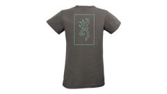 T-shirt Browning frame buckmark w-S/S charcoal Browning